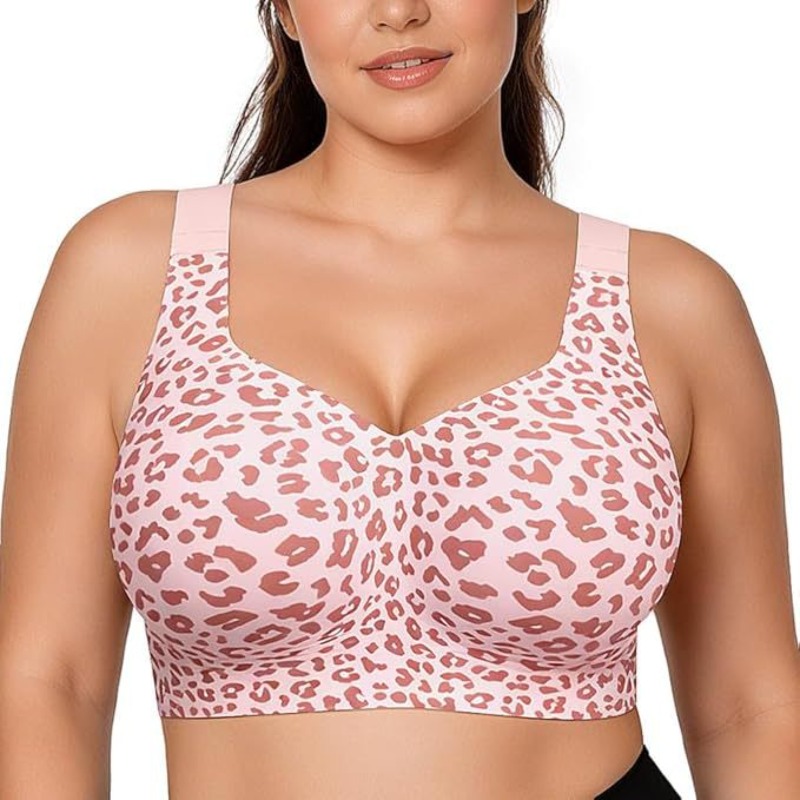 Underwire Bra Padded - Leopar Desenli Jöle Sütyenler Balensiz Destekli