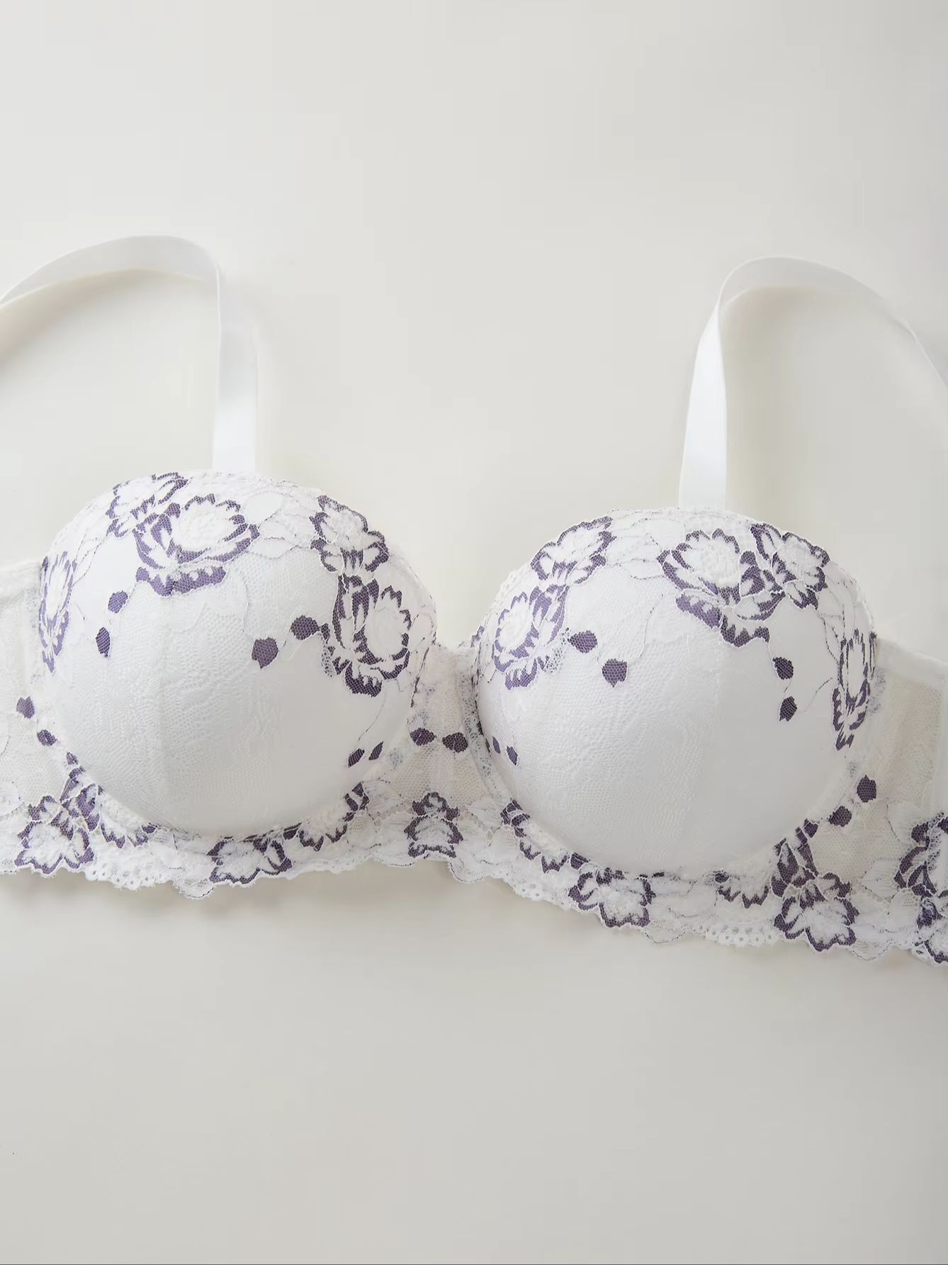 Büyük Beden Dantel ve İşlemeli - Underwire Bra Padded incelemesi ve fiyatı