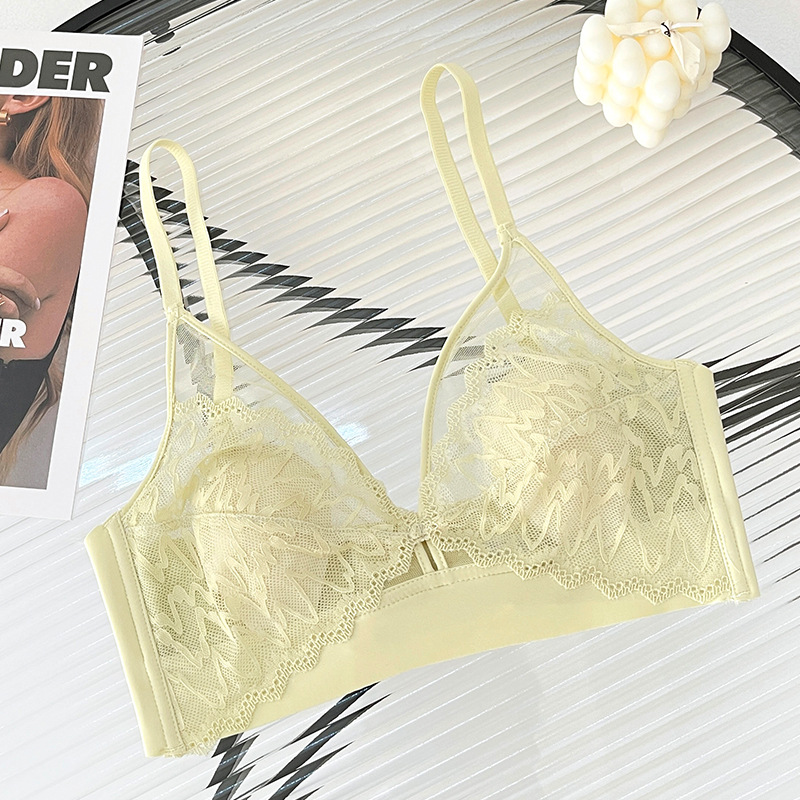 Seksi Dantel Crop Top Derin V  - Sheer Mesh Bra incelemesi ve fiyatı