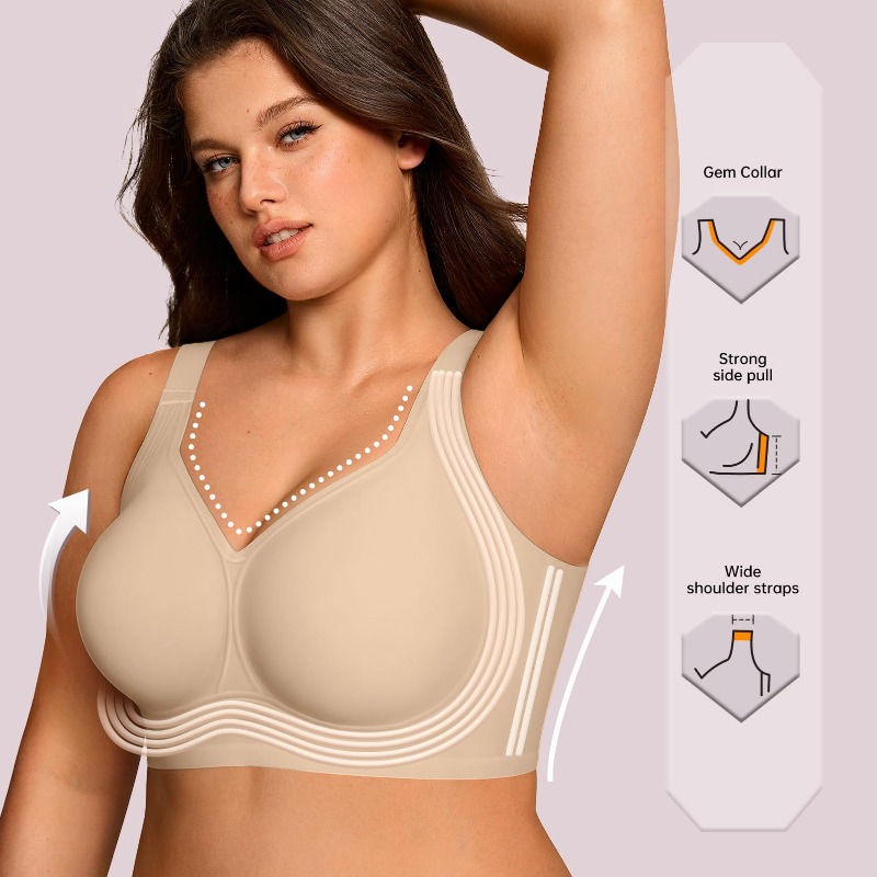Büyük Beden Kablosuz Jöle Süty - Underwire Bra Padded incelemesi ve fiyatı
